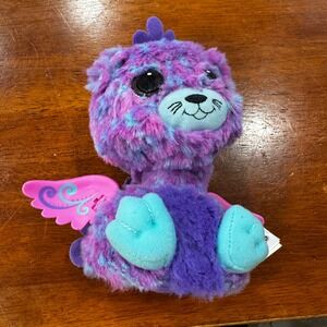 Spin Master Hatchimals Interactive Plush Purple Blue Winged Peacock Untested